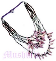 Five Row Mop Chips Necklace - click here for large view